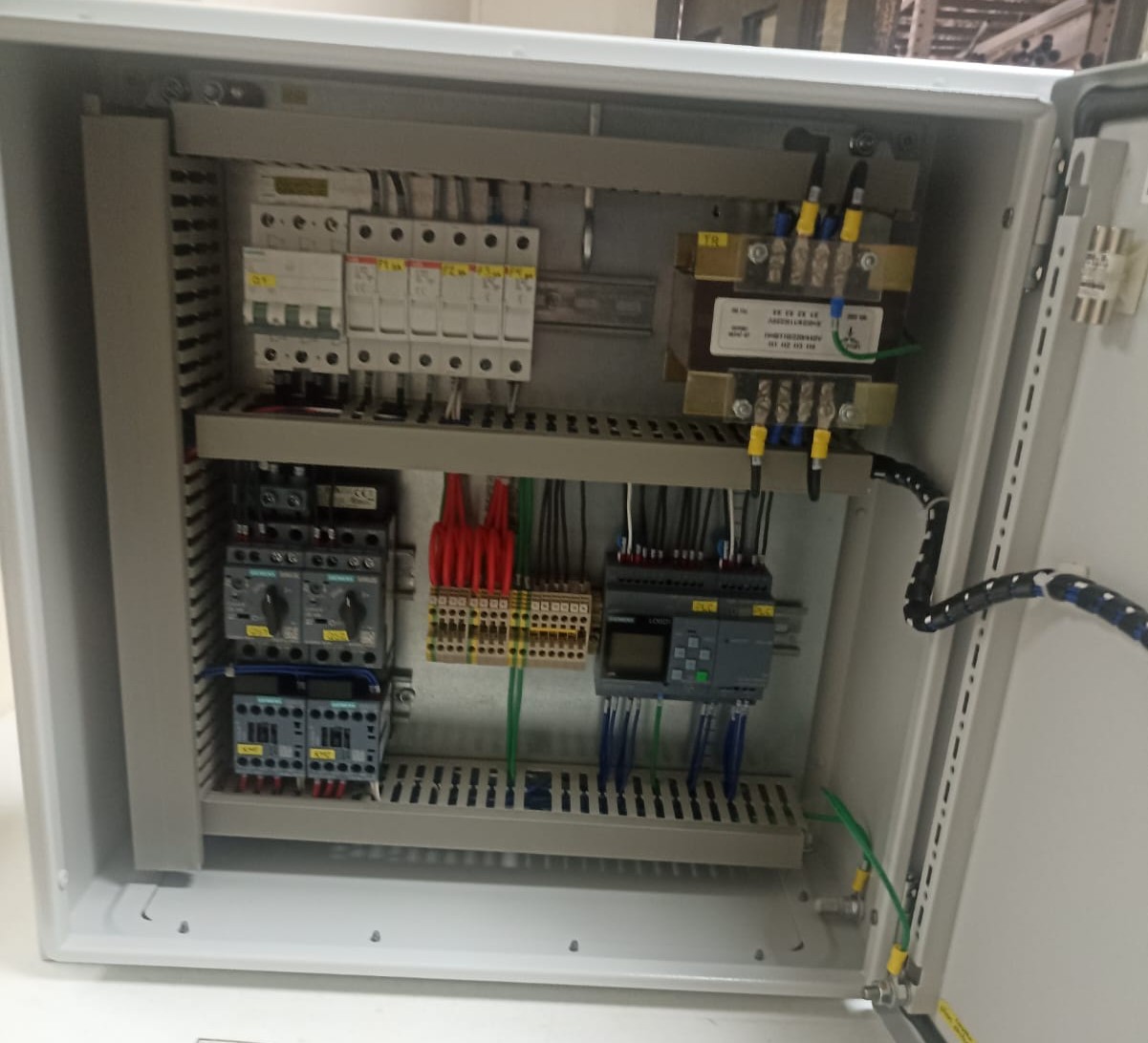 Tablero de plc para control de bombeo